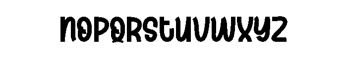 Tiramisu Cupcake Font LOWERCASE