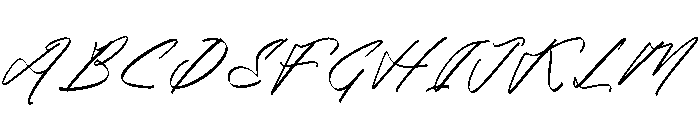 Tirgola Italic Font UPPERCASE