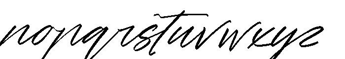 Tirgola Italic Font LOWERCASE