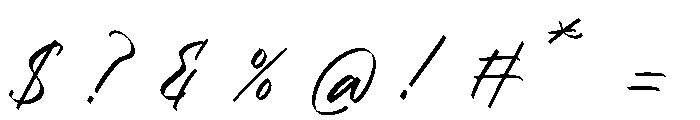 Tirgola Font OTHER CHARS