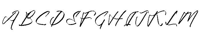Tirgola Font UPPERCASE