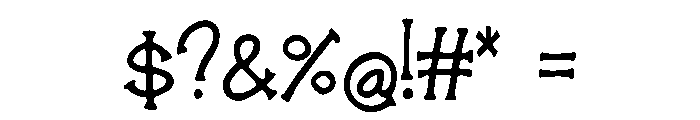 Tise Font OTHER CHARS