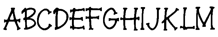 Tise Font UPPERCASE