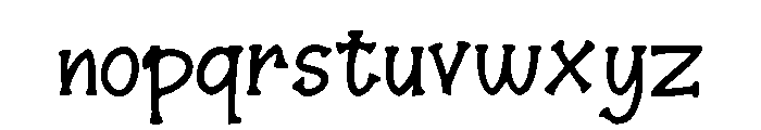 Tise Font LOWERCASE