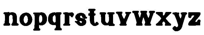 Titans_Trail Font LOWERCASE