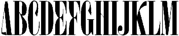 TIARA Regular otf (400) Font UPPERCASE