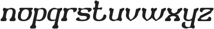 TIGER PATTERN Italic otf (400) Font LOWERCASE