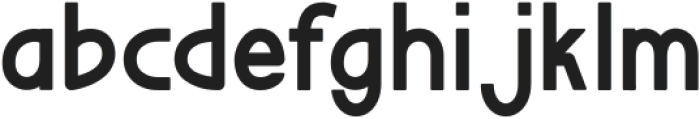 TINDAK Regular ttf (400) Font LOWERCASE