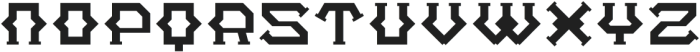 TIWAD Regular ttf (400) Font LOWERCASE