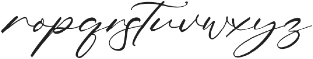 Tiara Italic otf (400) Font LOWERCASE