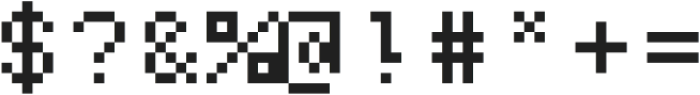 Tickerbit mono otf (400) Font OTHER CHARS