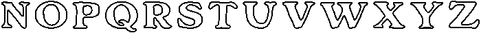 TicketToPortofino Outline otf (400) Font UPPERCASE