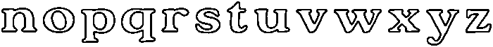 TicketToPortofino Outline otf (400) Font LOWERCASE