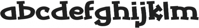 Tickled Bold otf (700) Font LOWERCASE