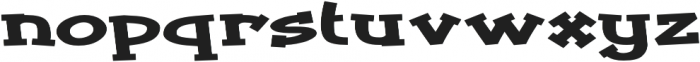 Tickled Expanded Bold otf (700) Font LOWERCASE