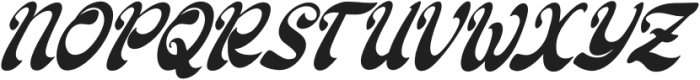 Tifaland Italic otf (400) Font UPPERCASE