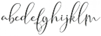 Tifany Script Regular otf (400) Font LOWERCASE