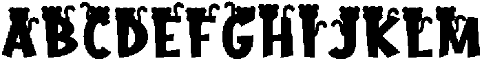 Tiger Craft Regular otf (400) Font UPPERCASE