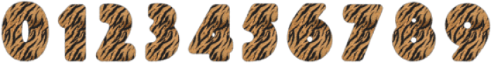 Tiger Fur Fuzzy otf (400) Font OTHER CHARS