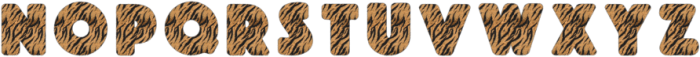 Tiger Fur Fuzzy otf (400) Font LOWERCASE