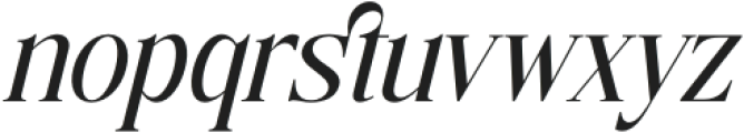 Tigerlife Sparkle Italic otf (400) Font LOWERCASE