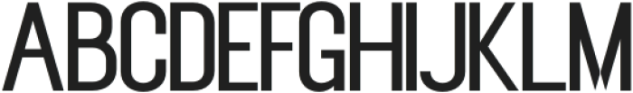 Tightrope Regular otf (400) Font UPPERCASE