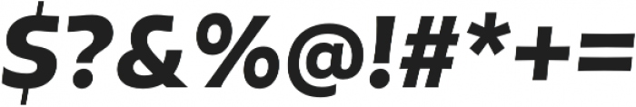 Tikal Sans  Black Italic otf (900) Font OTHER CHARS