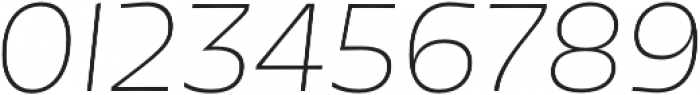 Tikal Sans  ExtraLight Italic otf (200) Font OTHER CHARS
