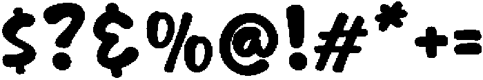 Tiki Bongo otf (400) Font OTHER CHARS