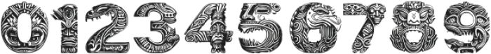 Tiki Euphoria Bold ttf (700) Font OTHER CHARS