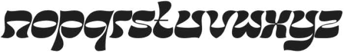 TikiTangle-Italic otf (400) Font LOWERCASE