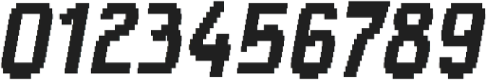 Tilda Bold Italic Pixel otf (700) Font OTHER CHARS
