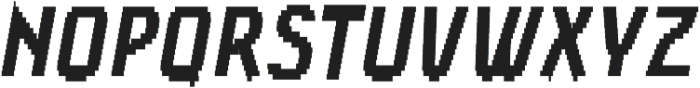 Tilda Bold Italic Pixel otf (700) Font UPPERCASE