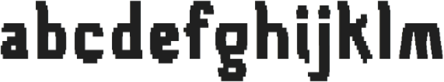 Tilda Bold Pixel otf (700) Font LOWERCASE