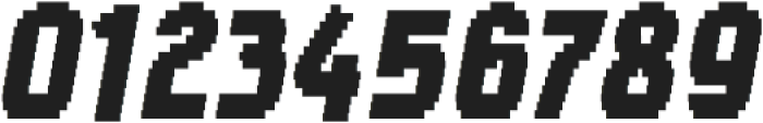 Tilda Heavy Italic Pixel otf (800) Font OTHER CHARS
