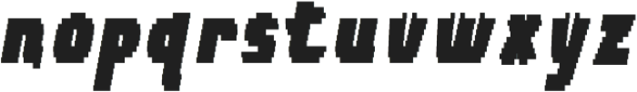 Tilda Heavy Italic Pixel otf (800) Font LOWERCASE