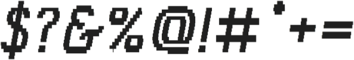 Tilda Italic Pixel otf (400) Font OTHER CHARS