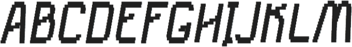 Tilda Italic Pixel otf (400) Font UPPERCASE