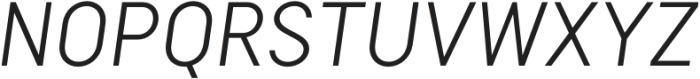 Tilson Light Oblique otf (300) Font UPPERCASE
