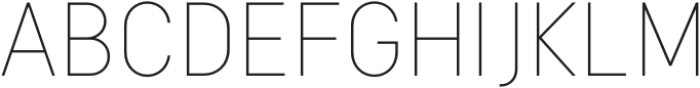 Tilson Thin otf (100) Font UPPERCASE