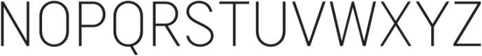Tilson UltraLight otf (300) Font UPPERCASE