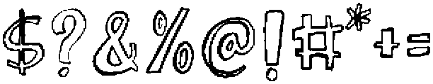 Tiluna Outline otf (400) Font OTHER CHARS