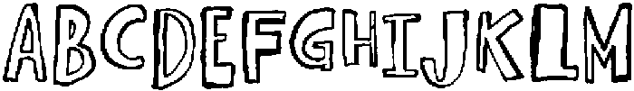 Tiluna Outline otf (400) Font UPPERCASE