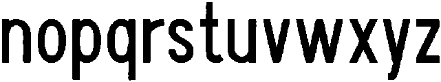 Timber ttf (400) Font LOWERCASE