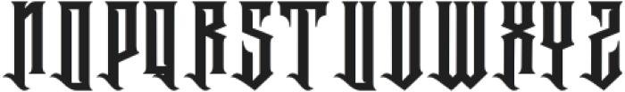 Timberust-Regular otf (400) Font UPPERCASE