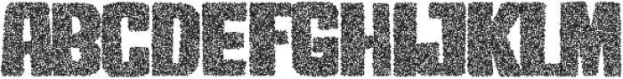 Timberwolf Stipple otf (400) Font UPPERCASE