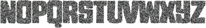 Timberwolf Stipple otf (400) Font UPPERCASE