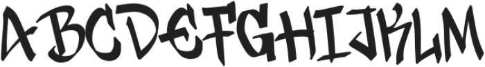 Time Bomb Regular ttf (400) Font UPPERCASE