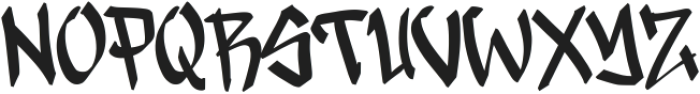 Time Bomb Regular ttf (400) Font UPPERCASE