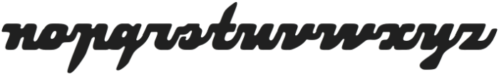 Time Capsule Script Regular otf (400) Font LOWERCASE